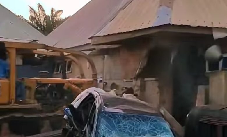 Enugu govt demolishes properties of prophet who allegedly killed four siblings Enugu govt demolishes properties of prophet who allegedly killed four siblings