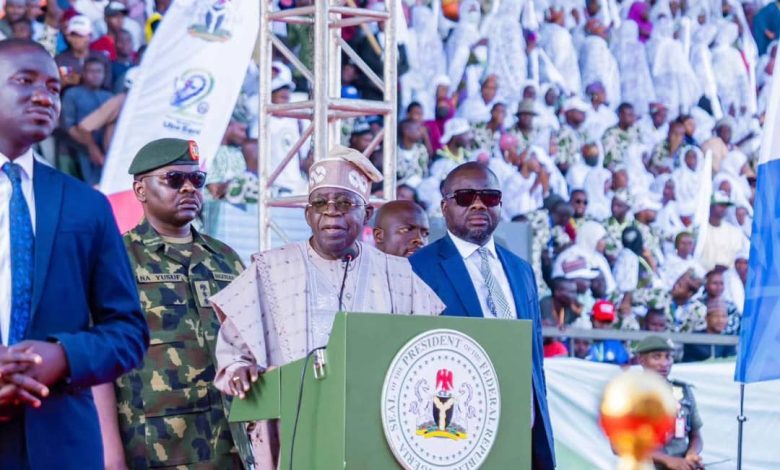 Tinubu commissions projects in Kaduna, pledges N100bn for light rail