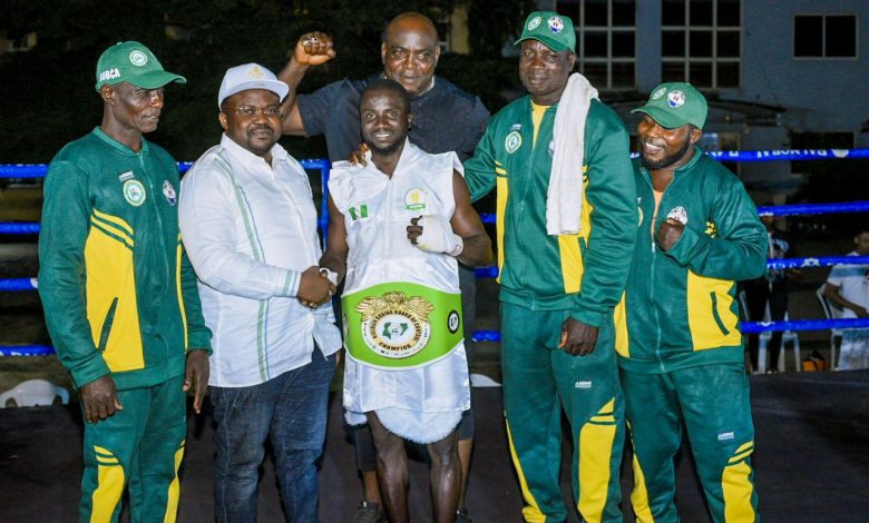 Muyideen Oyakojo clinches National Bantamweight title with massive knockout victory Muyideen Oyakojo clinches National Bantamweight title with massive knockout victory