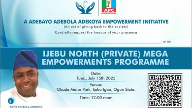 Ex-Ijebu North Council Chairman, Barr. Bayo Adekoya To Empower Constituents