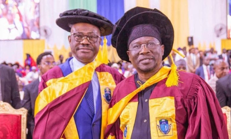 UNIPORT grants honorary doctorate to Wike, Remi Tinubu, Fintiri, Masari UNIPORT grants honorary doctorate to Wike, Remi Tinubu, Fintiri, Masari