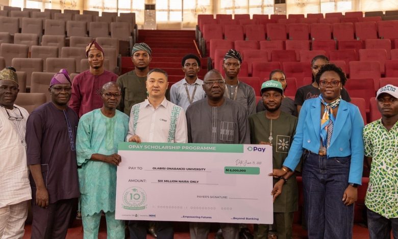 OPay partners with Olabisi Onabanjo University in groundbreaking N1.2bn 10-year scholarship drive OPay partners with Olabisi Onabanjo University in groundbreaking N1.2bn 10-year scholarship drive