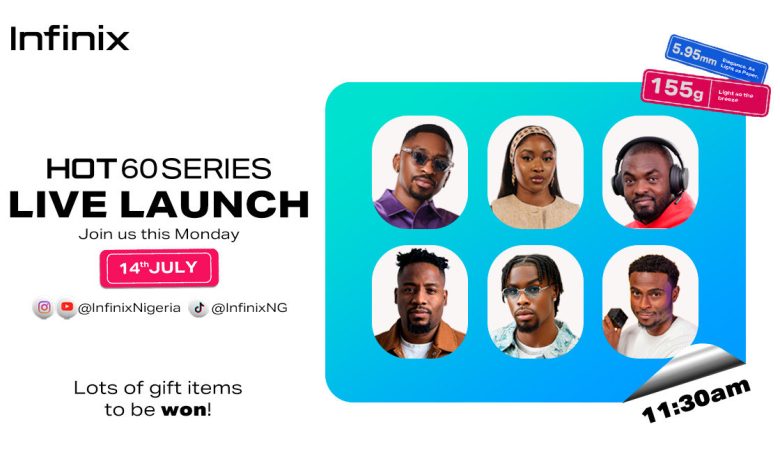 Infinix set to unveil ultra-slim HOT 60 Series at star-studded virtual launch on 14 July