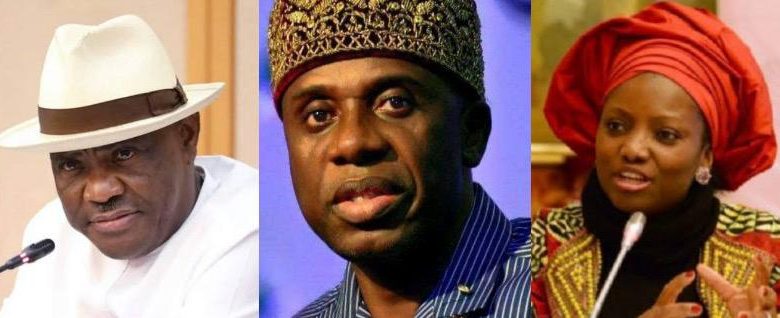 Amaechi’s wife reacts to Wike’s N48 billion NDDC contract allegation Amaechi’s wife reacts to Wike’s N48 billion NDDC contract allegation