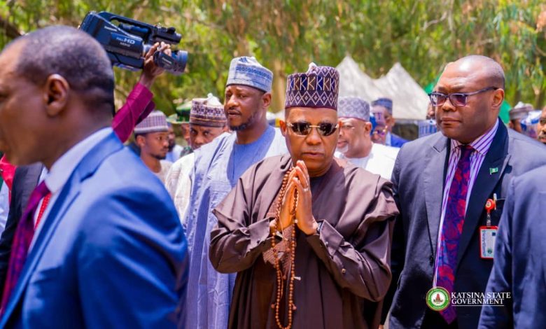 Shettima, Atiku, Obi, Mamman Daura, Radda, others grace Buhari’s Fidau prayer