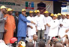 Gov Abiodun Welcome Former PDP Chairman, Deputy Governorship Candidate, Others Into APC
