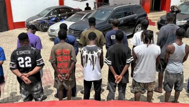 Photos: EFCC Arrests 18 Suspected Internet Fraudsters In Ogun