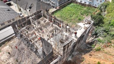 Residents urge Lagos governor Sanwo-Olu to stop building on drainage channel, warn of flood risks