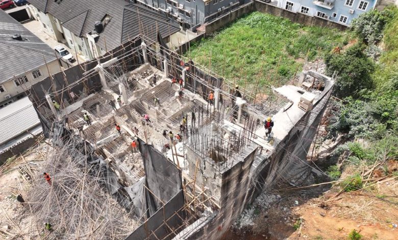 Residents urge Lagos governor Sanwo-Olu to stop building on drainage channel, warn of flood risks Residents urge Lagos governor Sanwo-Olu to stop building on drainage channel, warn of flood risks