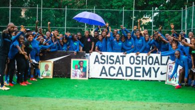 Asisat Oshoala inspires academy players after WAFCON triumph