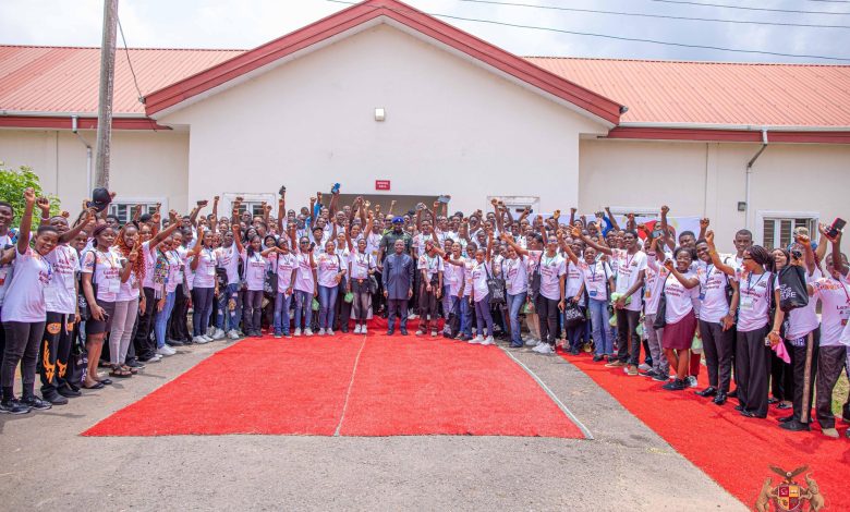 PHOTOS: Abia youths excited as Otti shows up at Abia Leadership Academy