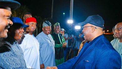 Akpabio returns to Nigeria amidst speculation about ill-health