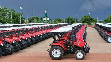 Jigawa youths assemble 300 tractors as Gov Namadi takes delivery of farming machinery