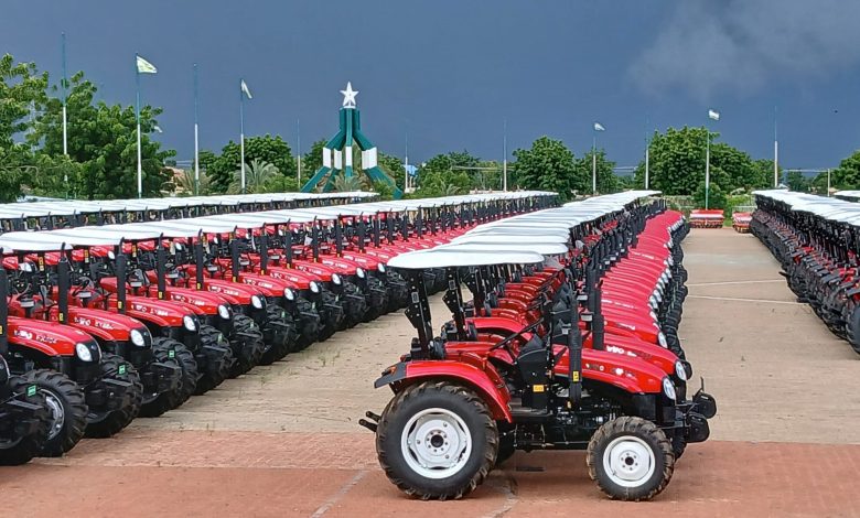 Jigawa youths assemble 300 tractors as Gov Namadi takes delivery of farming machinery Jigawa youths assemble 300 tractors as Gov Namadi takes delivery of farming machinery