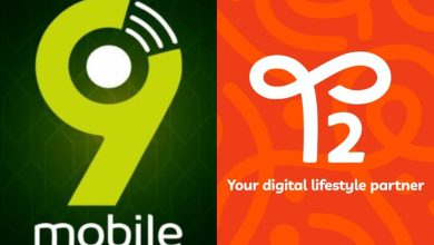 Again, 9mobile rebrands as T2