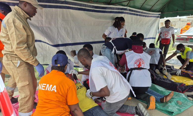 Red Cross, emergency agencies stage flood simulation in Lagos community