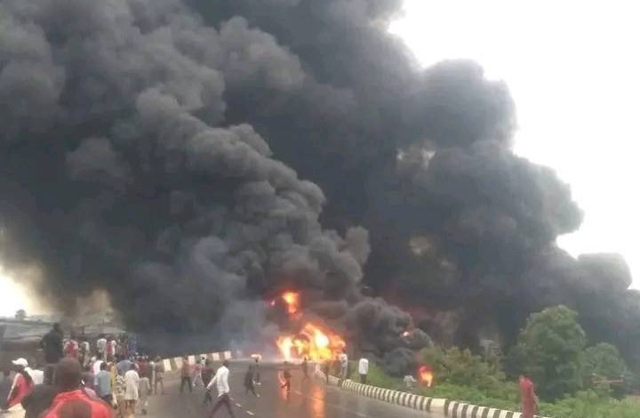 Four injured as gas tanker collides with fuel tanker in Zaria Four injured as gas tanker collides with fuel tanker in Zaria
