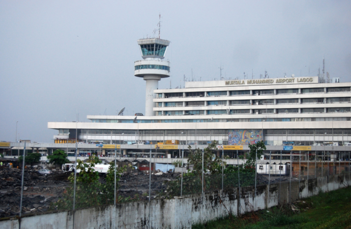 Protest causes traffic gridlock around Lagos Airport Protest causes traffic gridlock around Lagos Airport