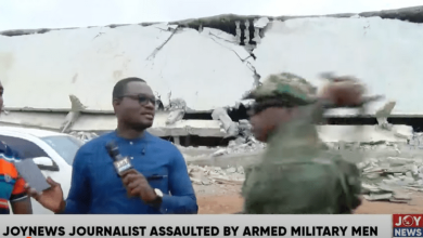Ghanaian officers attack journalists reporting on demolition