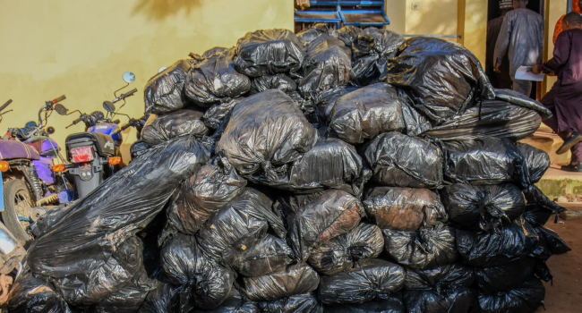 Cannabis Concealed Under Yam Tubers Intercepted In Kwara
