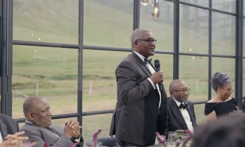 Dangote suggests party location for Temi’s future babies Dangote suggests party location for Temi’s future babies