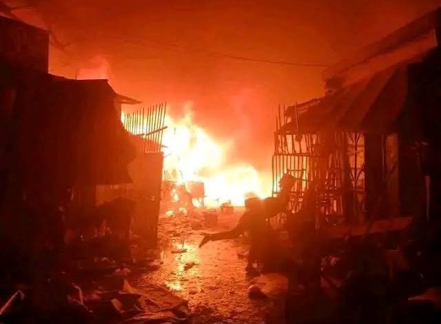 9 rescued, 5 revived after fire on Lagos Island