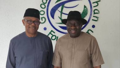 Jonathan, Peter Obi in closed-door meeting in Abuja