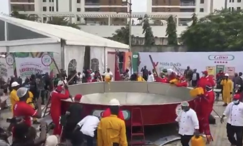 World Jollof Festival: Hilda Baci completes Guinness World Record attempt World Jollof Festival: Hilda Baci completes Guinness World Record attempt