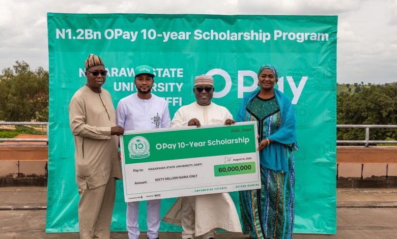Opay extends N1.2bn 10-year scholarship fund to NSU Keffi Opay extends N1.2bn 10-year scholarship fund to NSU Keffi