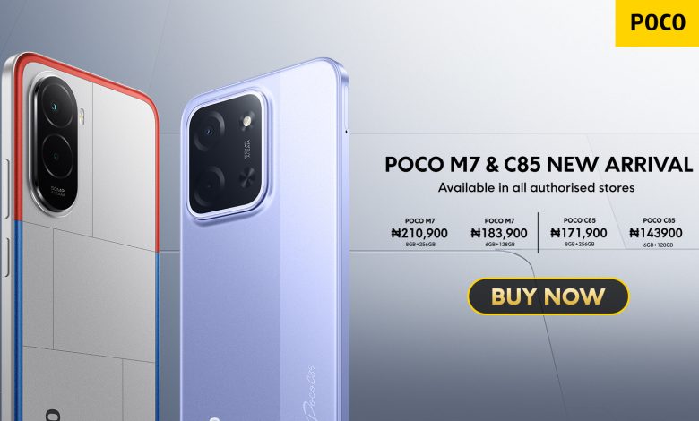  POCO launches two power-packed smartphones in Nigeria: POCO M7 and POCO C85