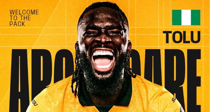 Transfers: Arokodare signs for Wolves as two more Nigerians near EPL moves Transfers: Arokodare signs for Wolves as two more Nigerians near EPL moves