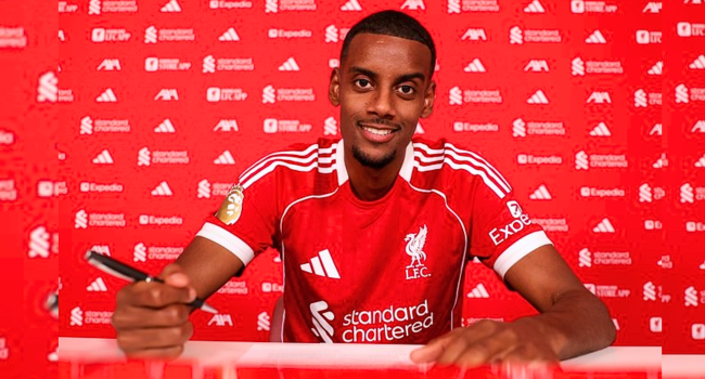 Liverpool Unveil Striker Isak After Record Deal Liverpool Unveil Striker Isak After Record Deal