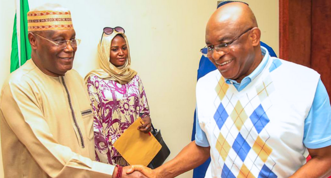 PHOTOS: Atiku, El-Rufai, David Mark, Other Coalition Leaders Meet In Abuja