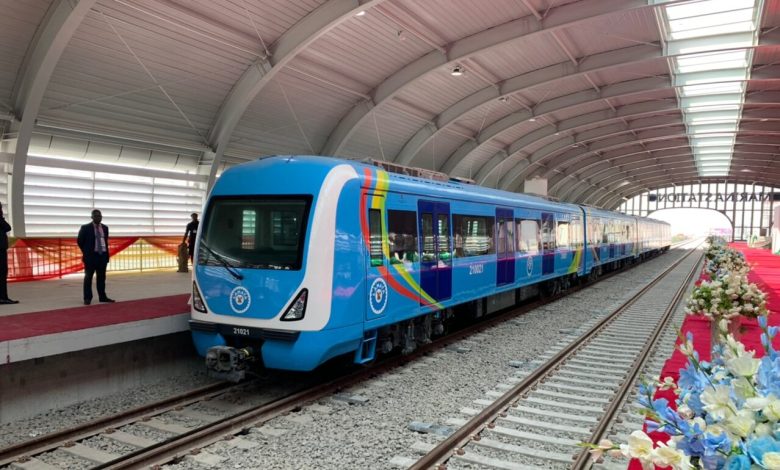Lagos Governor Sanwo-Olu cuts train fare to mark project anniversary Lagos Governor Sanwo-Olu cuts train fare to mark project anniversary