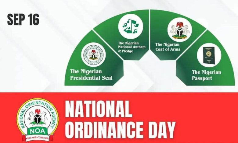 National Ordinance Day: NOA DG charges Nigerians to honour national symbols National Ordinance Day: NOA DG charges Nigerians to honour national symbols