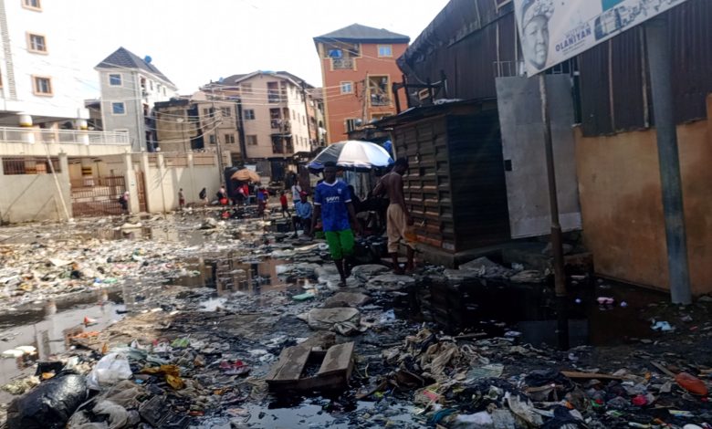 Lagos Island battles Styrofoam waste, uncovered manholes, open defecation (PHOTOS)