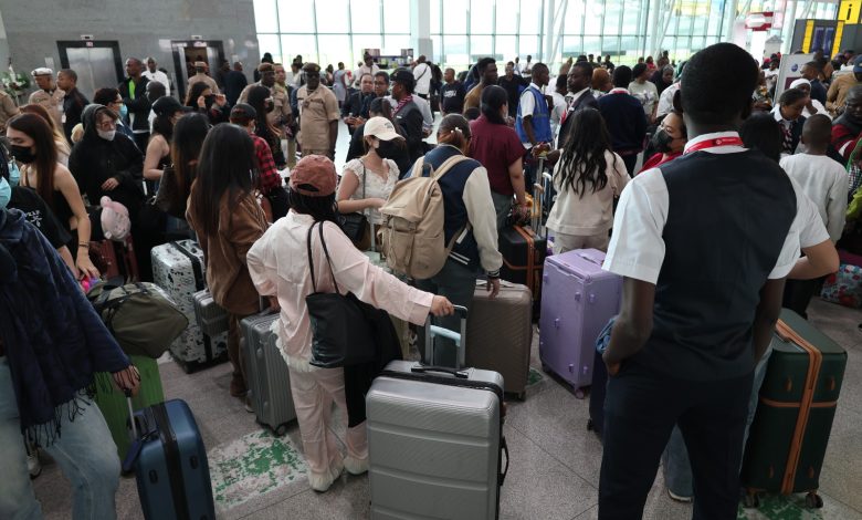 PHOTOS: EFCC, NIS, NCoS complete deportation of 192 foreigners convicted of cyber-terrorism in Lagos PHOTOS: EFCC, NIS, NCoS complete deportation of 192 foreigners convicted of cyber-terrorism in Lagos
