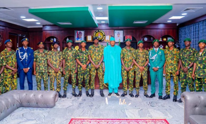 Gov Radda hosts newly commissioned Katsina officers from NDA