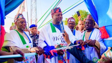 Namadi, Yilwatda, Buni receive defectors at Jigawa APC mega rally