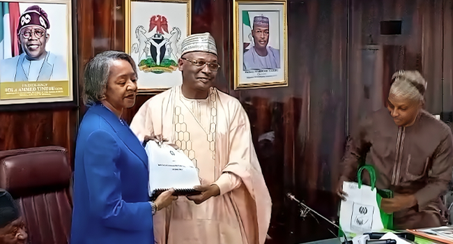 Yakubu Hands Over To Agbamuche As INEC Acting Chairman Yakubu Hands Over To Agbamuche As INEC Acting Chairman