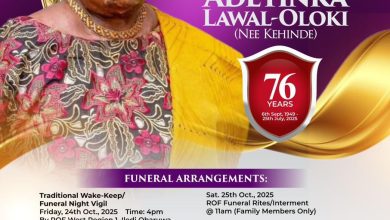 Top Celebrities To Storm Ijebu-Ode For Chief (Mrs) Adeyinka Lawal-Oloki’s Burial
