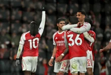 Eze Bags Hat-Trick As Arsenal Rout Tottemham 4-1, Go Six Points Clear Eze Bags Hat-Trick As Arsenal Rout Tottemham 4-1, Go Six Points Clear