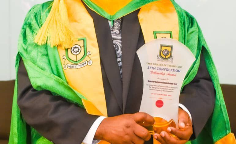 YABATECH Honours Sen Adeola For Contributions To Education