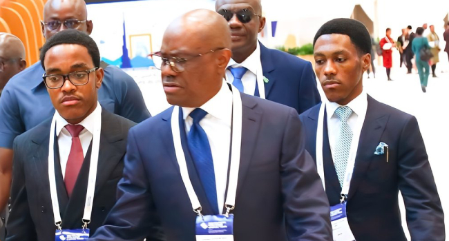 No Law Says My Sons Shouldn’t Travel With Me On Official Trips — Wike