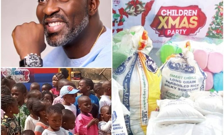 Royal Prince, Olawale Adeyemi-Oriola Urges Children To Embrace Love, Kindness At Christmas Party