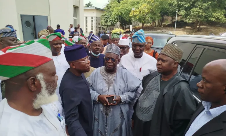 Turaki, Other PDP Elder Statesmen Meet With Obasanjo In Abeokuta Turaki, Other PDP Elder Statesmen Meet With Obasanjo In Abeokuta