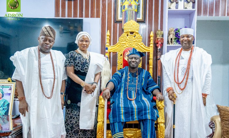 Adron CEO Restates Support For Traditional Institutions During Oyo Palace Visit
