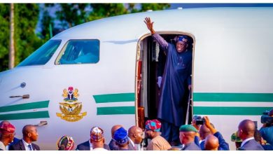 Tinubu Returns To Nigeria After Abu Dhabi Trip