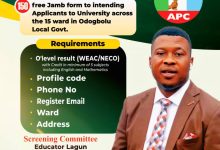 Foundation Gives 150 Free JAMB Forms To Students In Ogun Foundation Gives 150 Free JAMB Forms To Students In Ogun