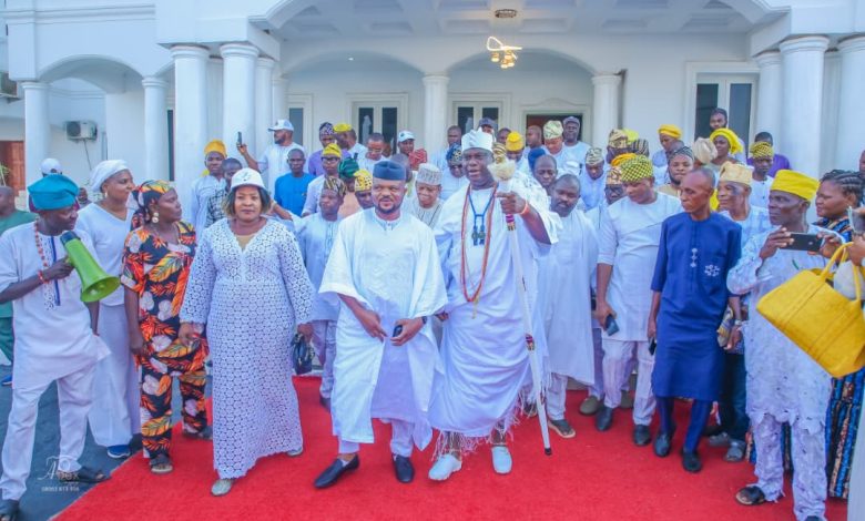 Omoluabi Movement Visits Ooni Ogunwusi, Secures Royal Blessings Ahead of 2027 Elections